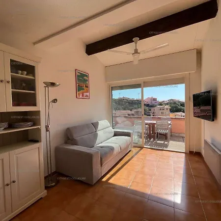 2ro601e Agreable T2 Cabine Avec Grande Terrasse Parking Prive Vue Degagee Appartamento