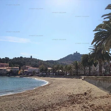 2ro601e Agreable T2 Cabine Avec Grande Terrasse Parking Prive Vue Degagee * Collioure